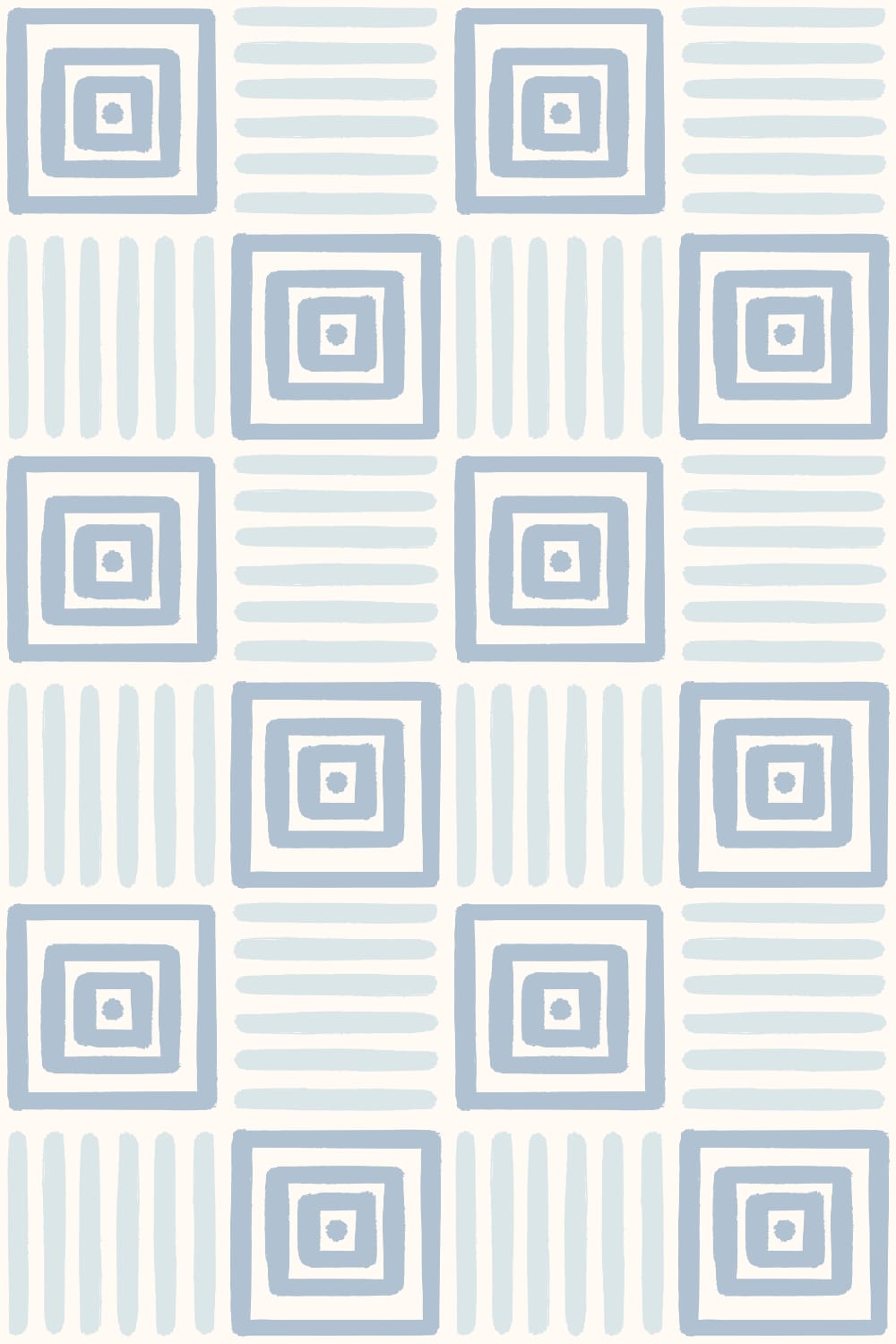Geometric Painted Squares