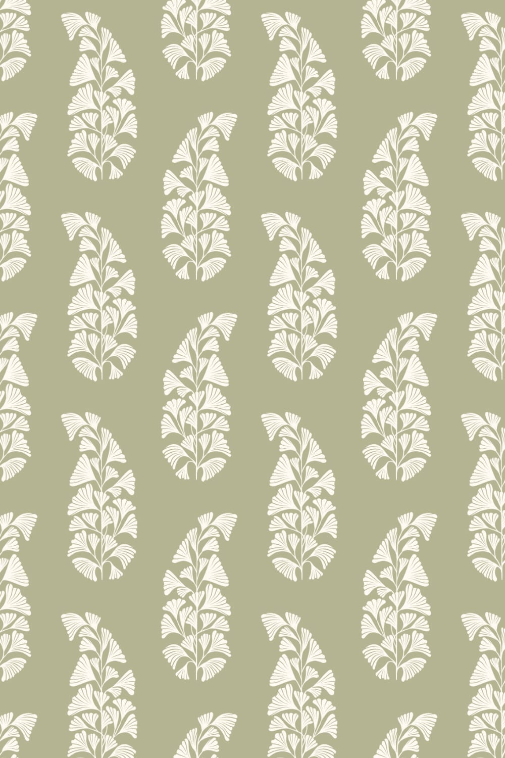 Ginkgo Boteh Paisley