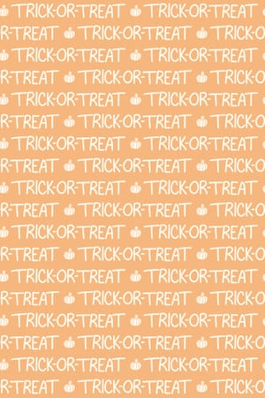Trick-Or-Treat Hand Lettered Text