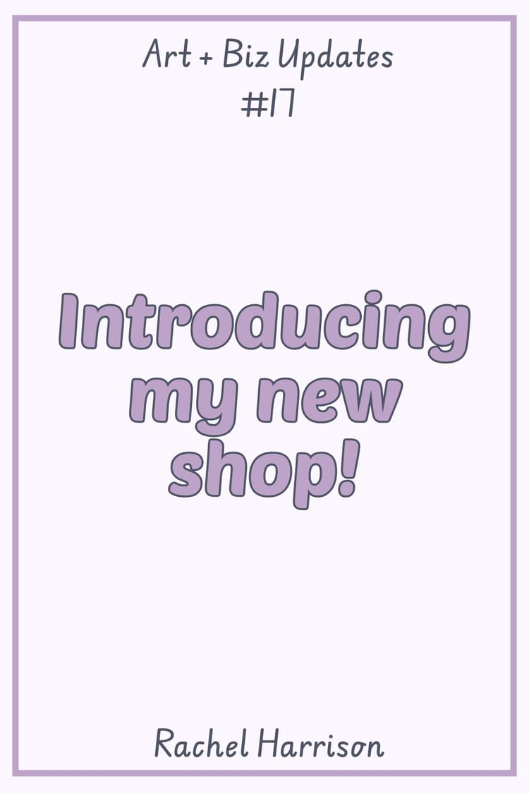 Introducing my new shop!