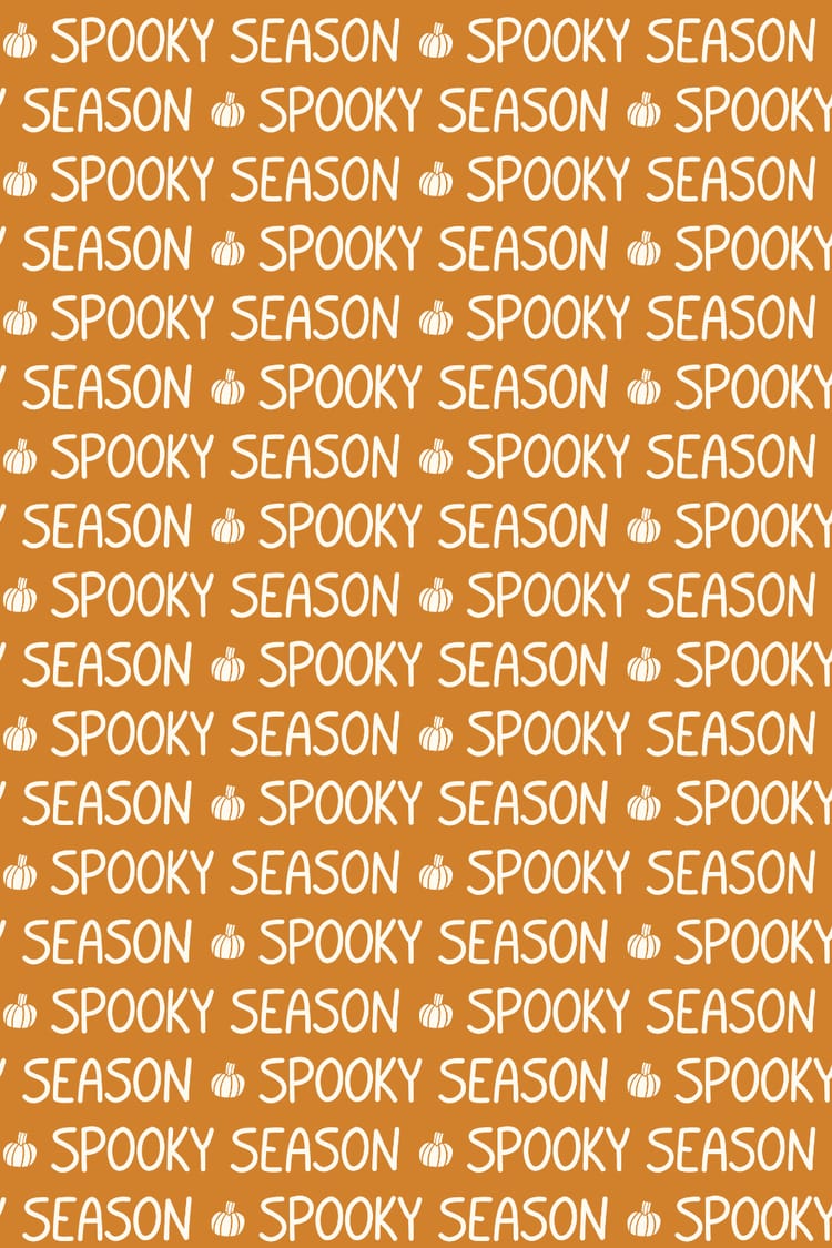 Spooky Season Hand Lettered Text
