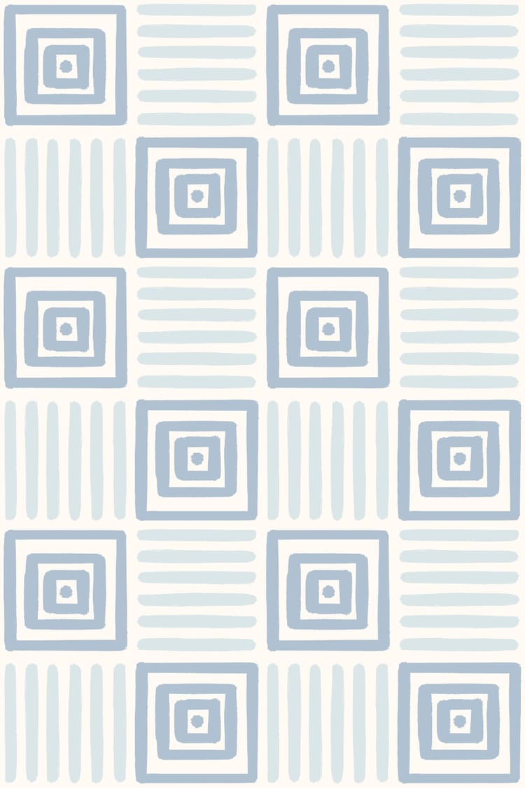 Geometric Painted Squares