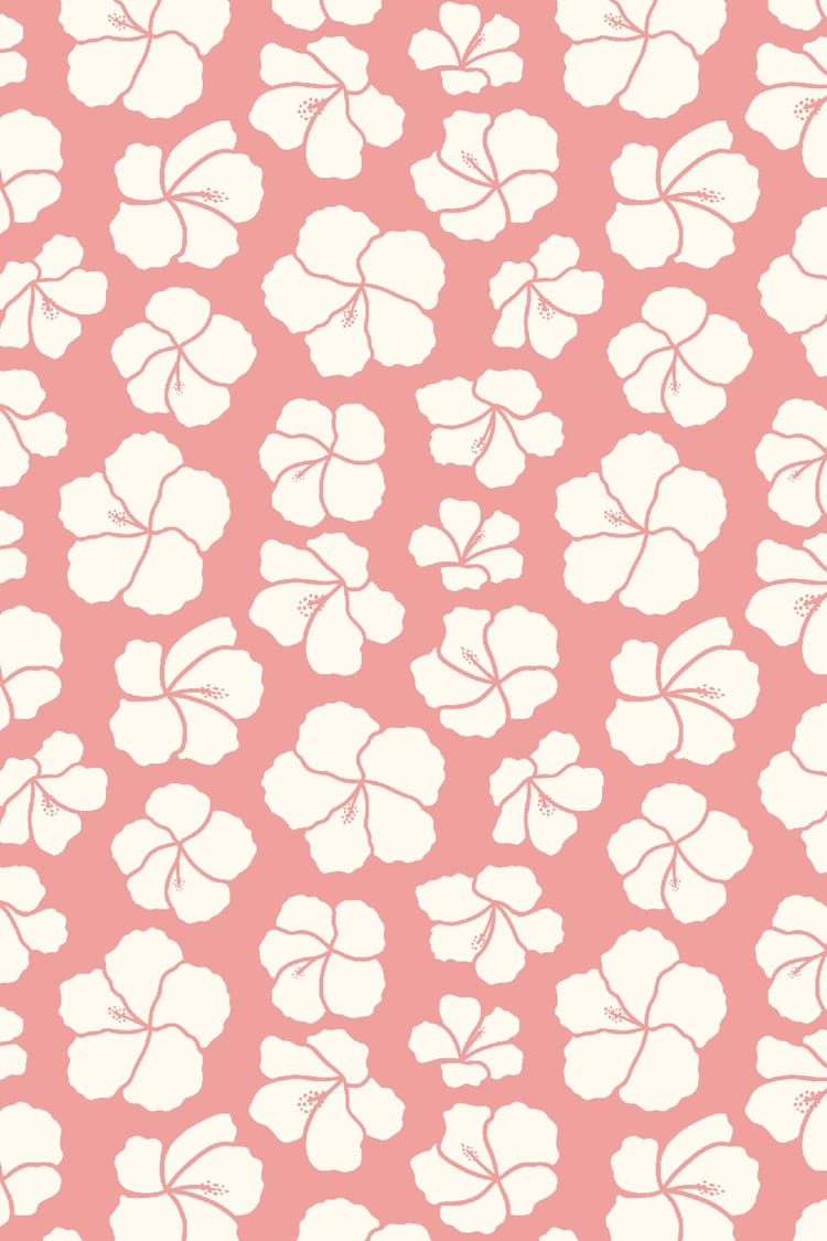 Tropical Hawaiian Hibiscus Flowers