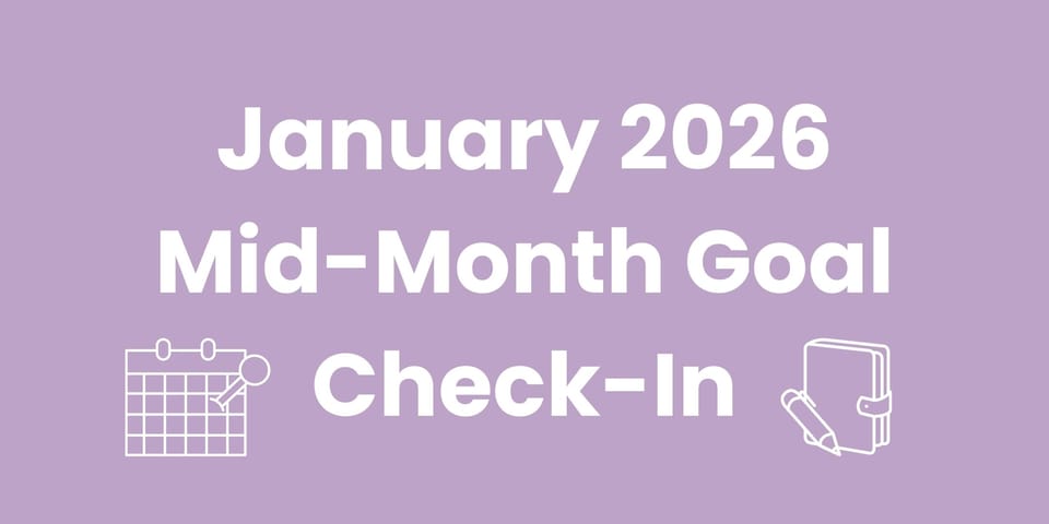 Checking In on My January Goals